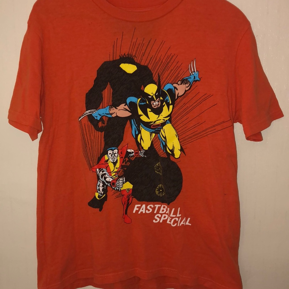 Orange Marvel Tee